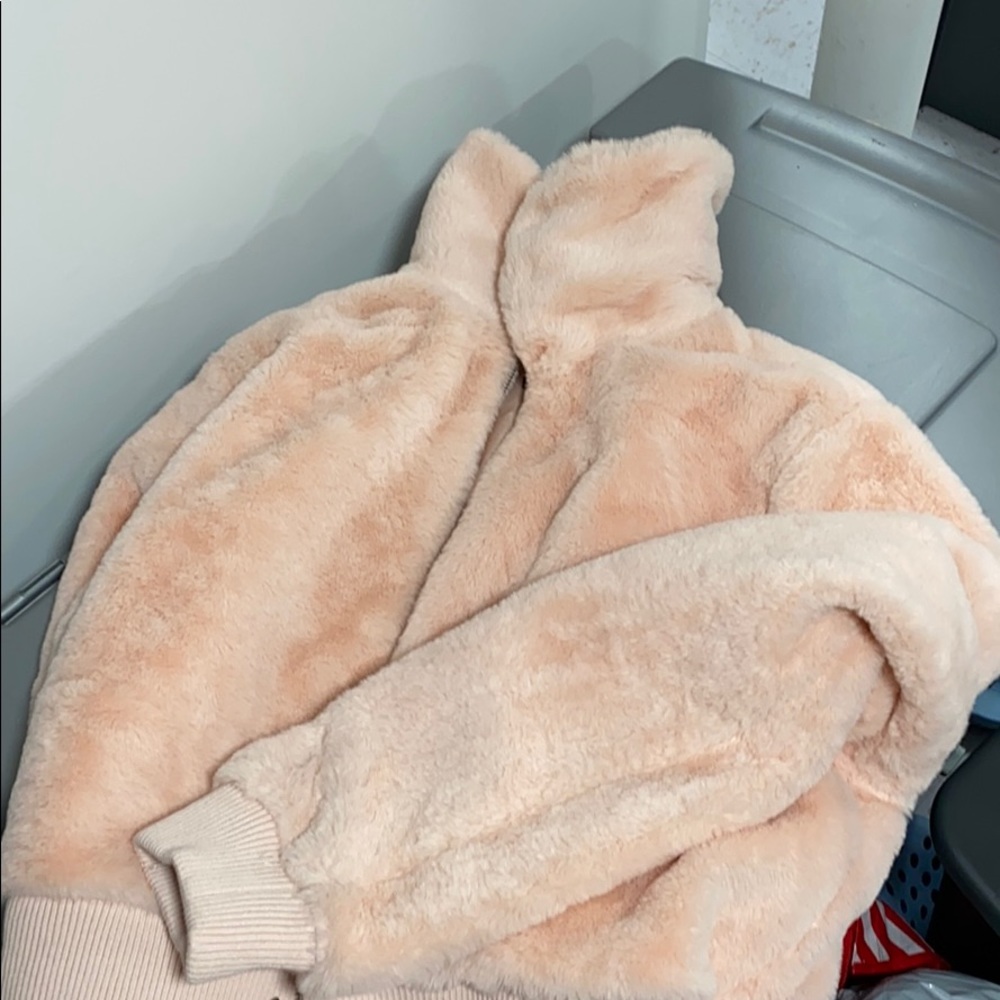 SUPER SOFT PINK BOMBER JACKET